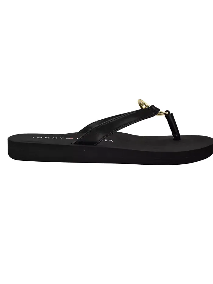 Женские шлепанцы Crelina Logo Flip Flop Tommy Hilfiger — изображение 2 из 5, черный