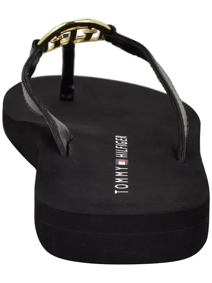 Женские шлепанцы Crelina Logo Flip Flop Tommy Hilfiger — изображение 3 из 5, черный