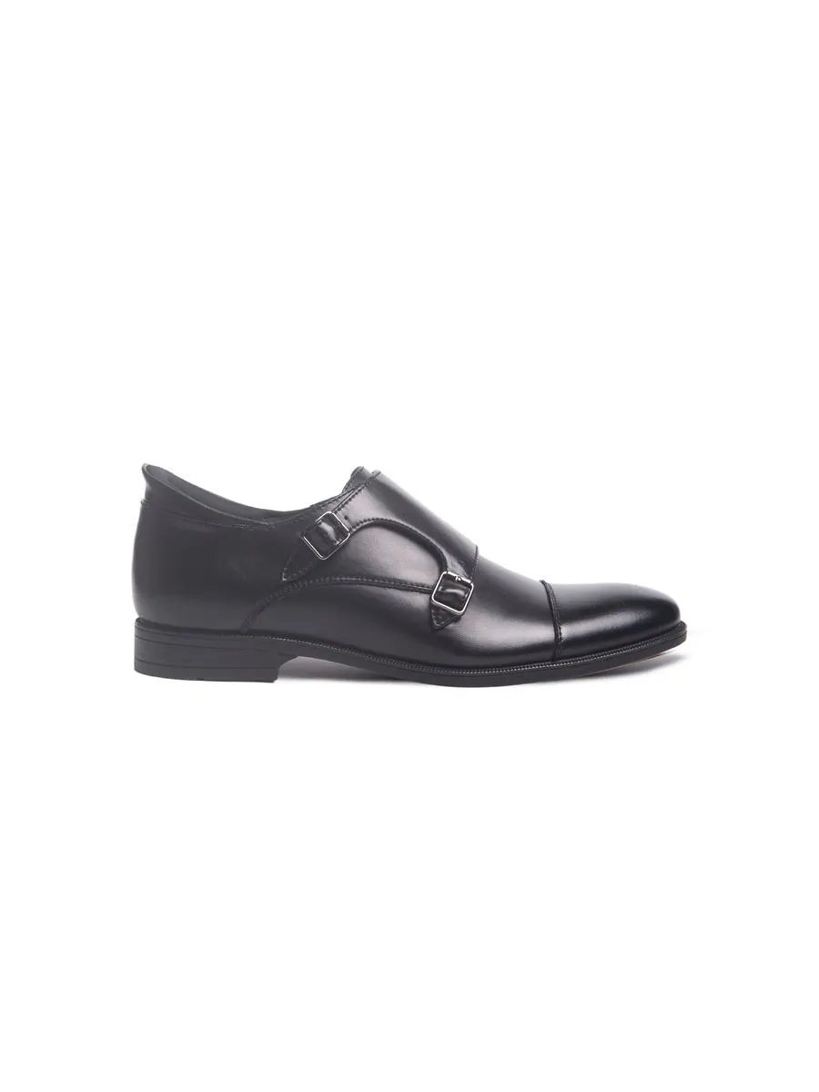 Мужские туфли-оксфорды Oliver Street Hands-Free Slip-On Double Monk Dress Oxfords Marc Joseph New — изображение 2 из 7