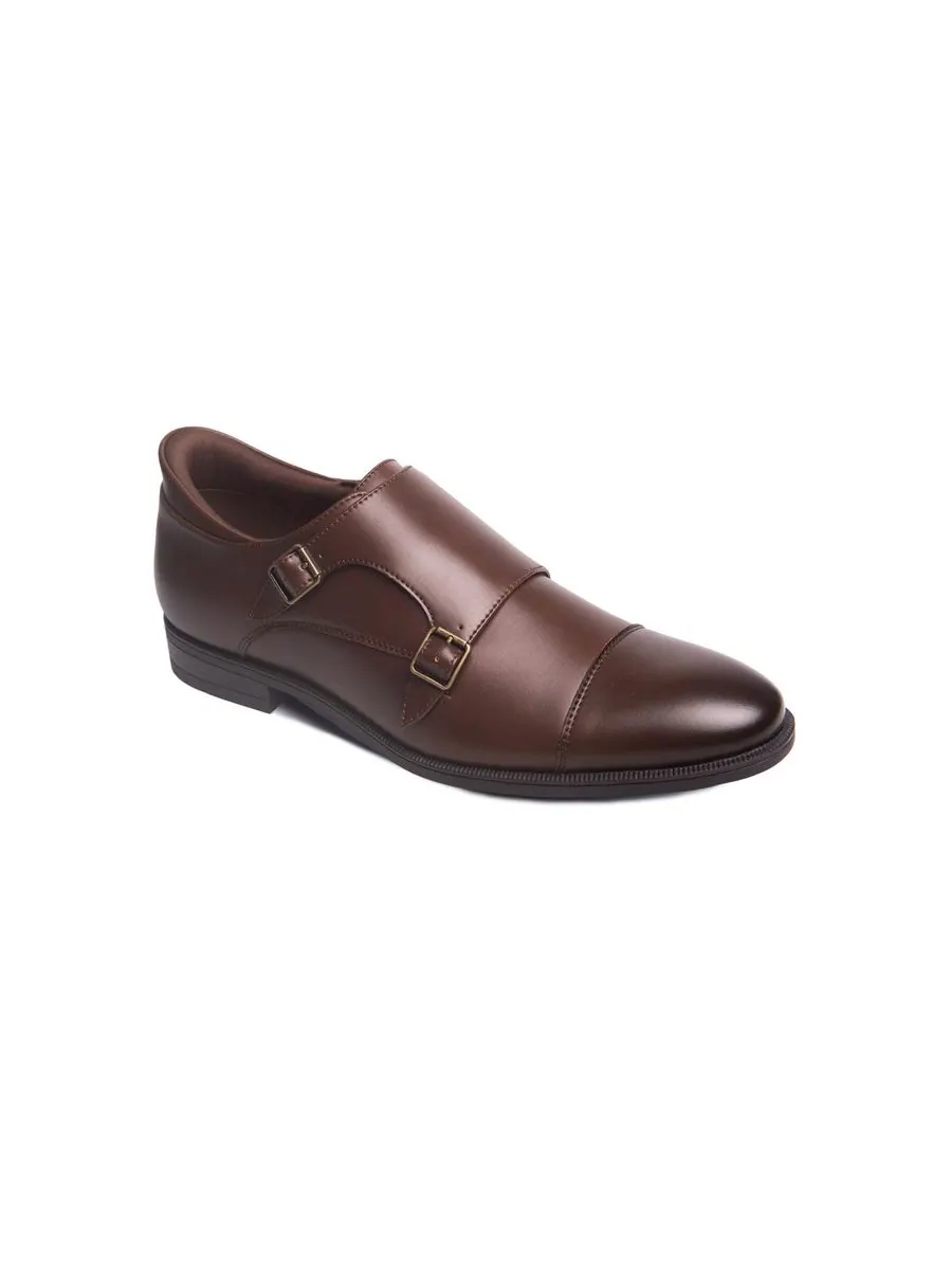 Мужские туфли-оксфорды Oliver Street Hands-Free Slip-On Double Monk Dress Oxfords Marc Joseph New — изображение 1 из 6