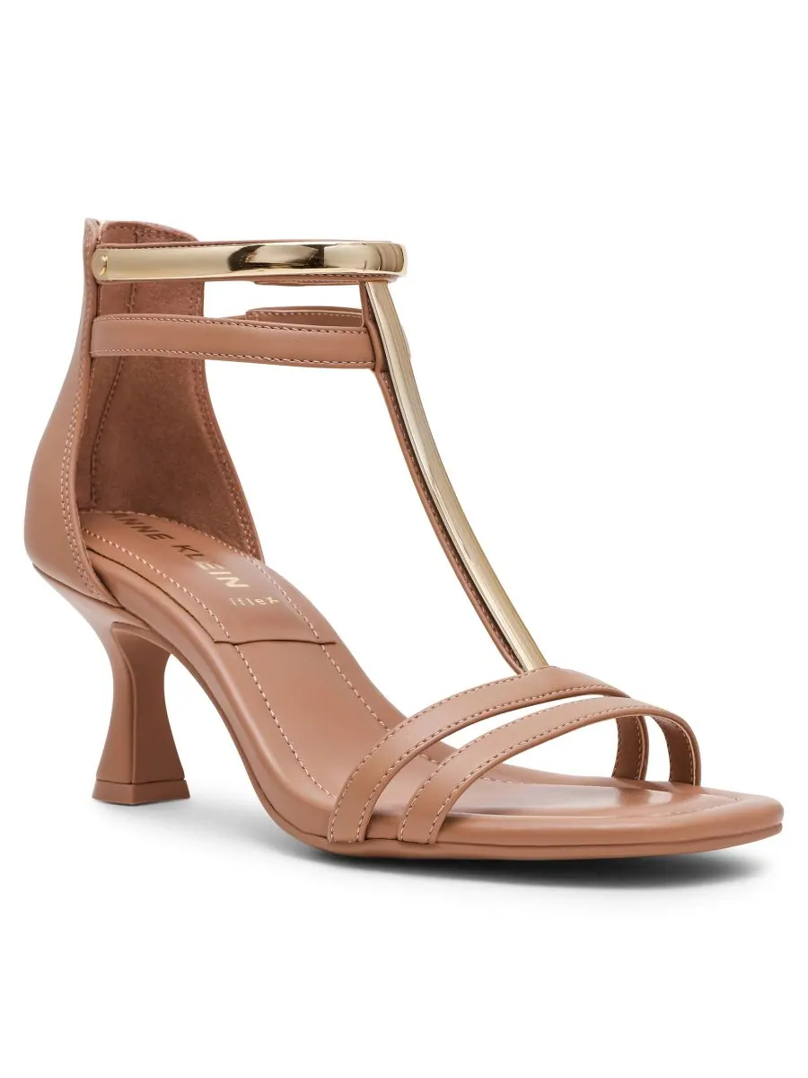 Женские сандалии Juliet с Т-образным ремешком Anne Klein — изображение 1 из 7, бежевый