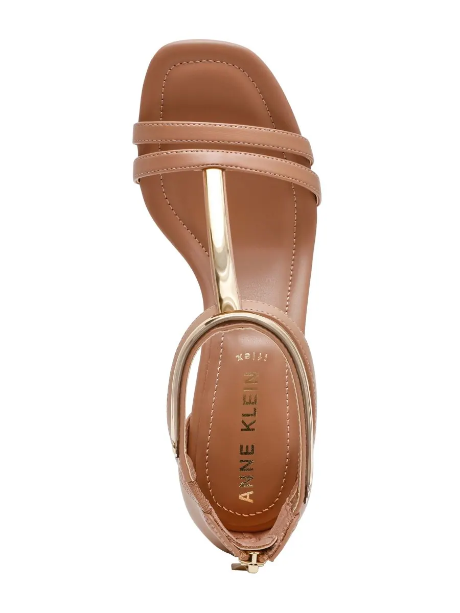 Женские сандалии Juliet с Т-образным ремешком Anne Klein — изображение 4 из 7, бежевый