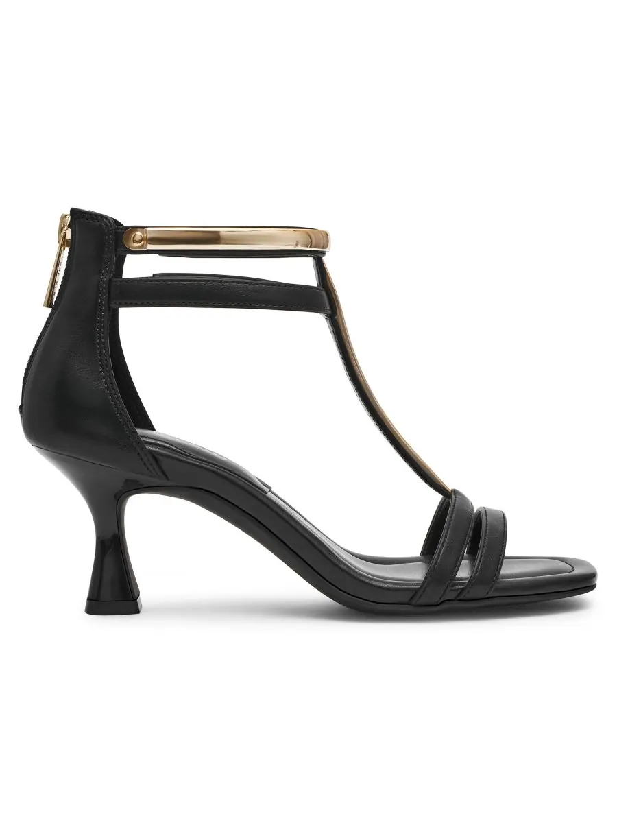 Женские сандалии Juliet с Т-образным ремешком Anne Klein — изображение 2 из 7, черный