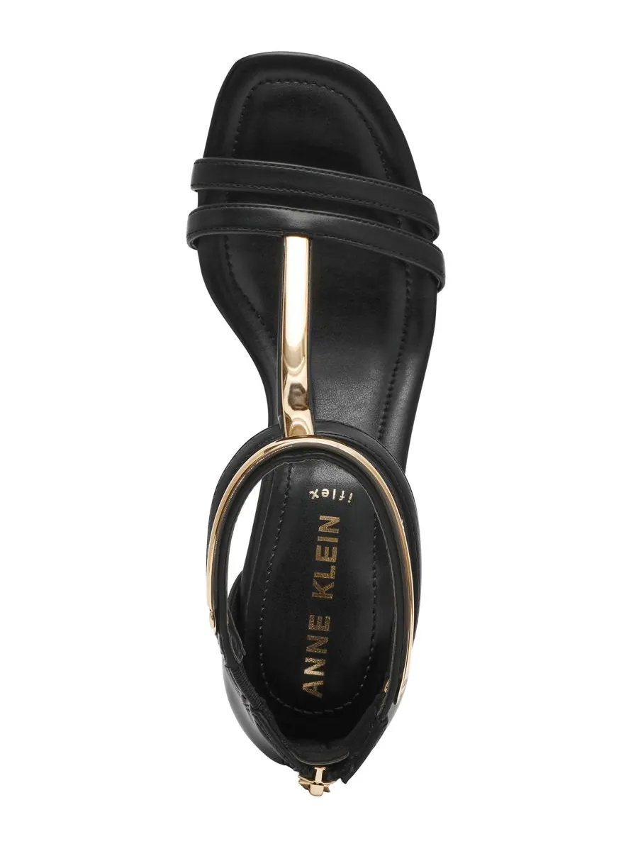 Женские сандалии Juliet с Т-образным ремешком Anne Klein — изображение 4 из 7, черный