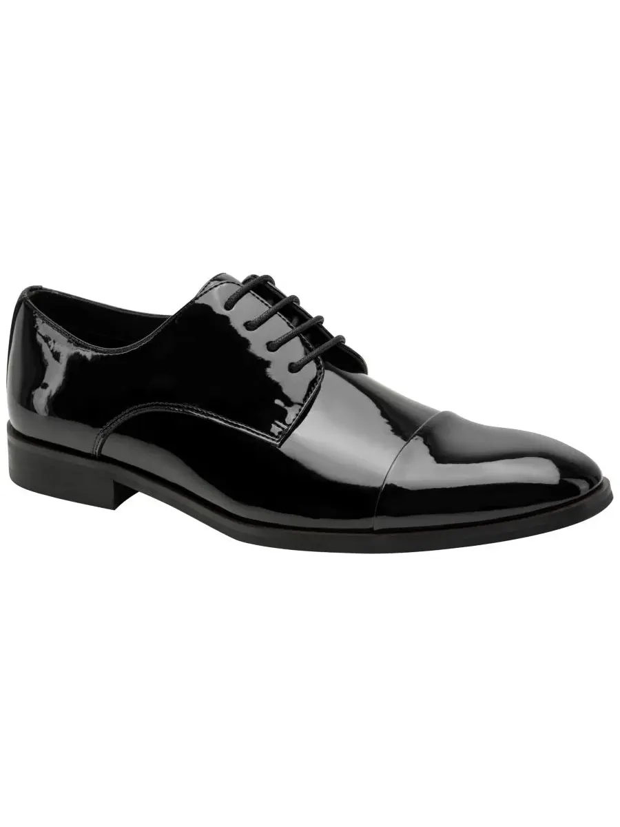 Оксфорды из эко-кожи с мыском, модель Hezner Kenneth Cole New York — изображение 1 из 5, черный