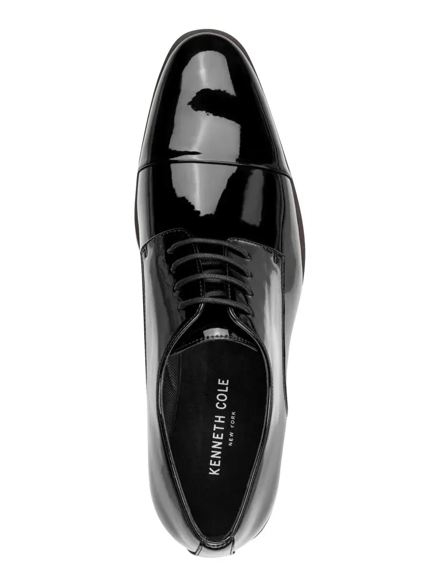 Оксфорды из эко-кожи с мыском, модель Hezner Kenneth Cole New York — изображение 4 из 5, черный