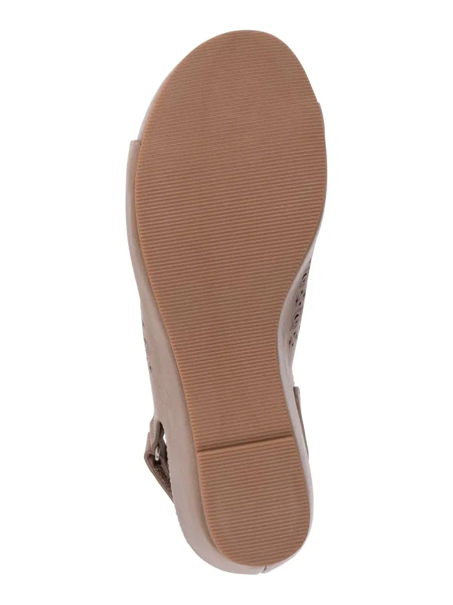 Женские перфорированные сандалии на танкетке Mahina Gc Shoes — изображение 5 из 5, белый