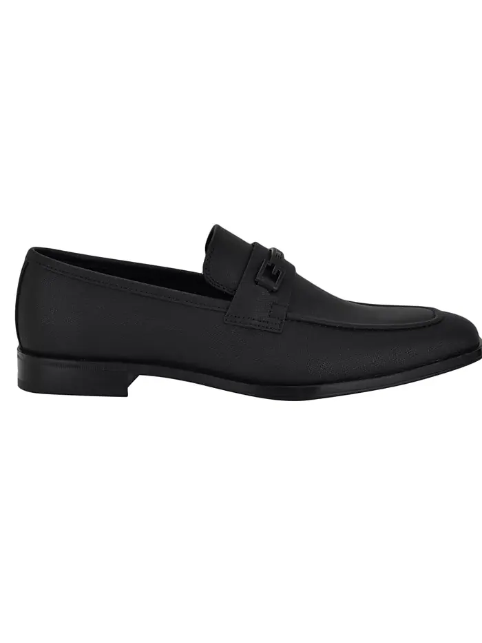 Мужские классические лоферы Hollas Square Toe Slip-On GUESS — изображение 5 из 5, черный