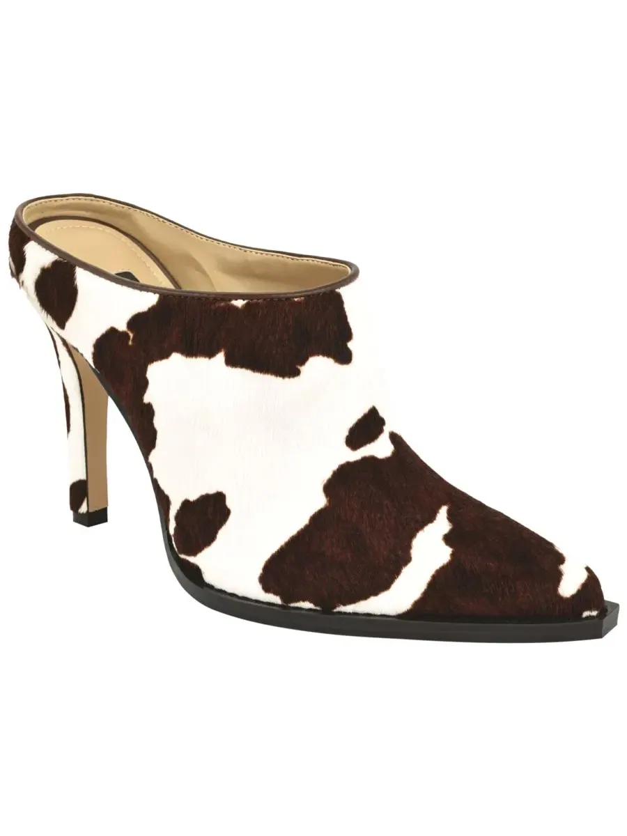 Женские замшевые туфли-мюли на каблуке Reiser Nine West