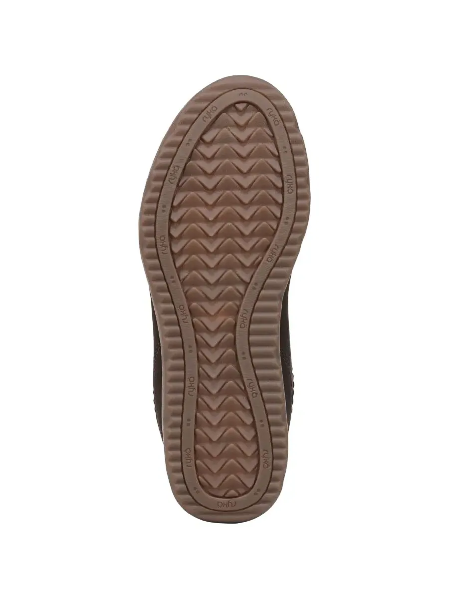 Кроссовки женские с плоской подошвой, модель Effortless Lace Up Court, бренд Ryka — изображение 5 из 6, коричневый