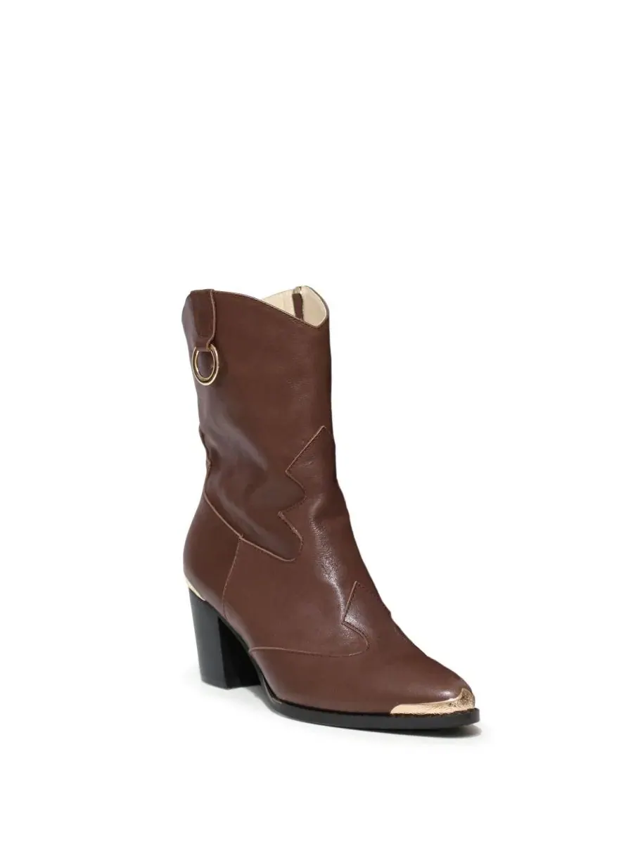 Женский ковбойский сапог Dallas Western Boot Belle & Bloom — изображение 1 из 5, шоколад