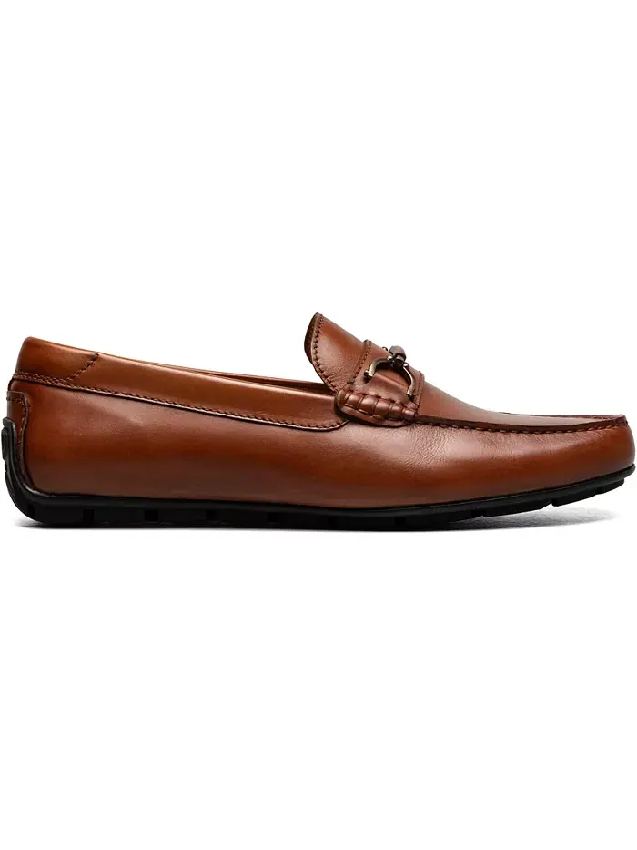 Мужские мокасины Motor Moc Toe Bit Loafer Florsheim — изображение 2 из 8, коричневый