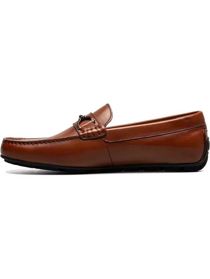 Мужские мокасины Motor Moc Toe Bit Loafer Florsheim — изображение 3 из 8, коричневый