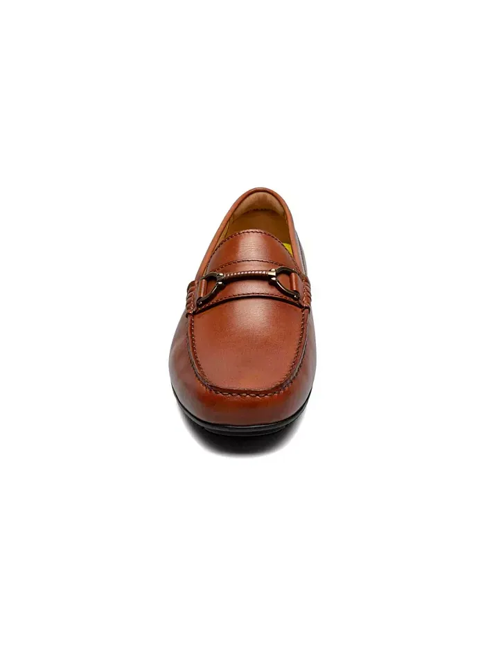 Мужские мокасины Motor Moc Toe Bit Loafer Florsheim — изображение 4 из 8, коричневый