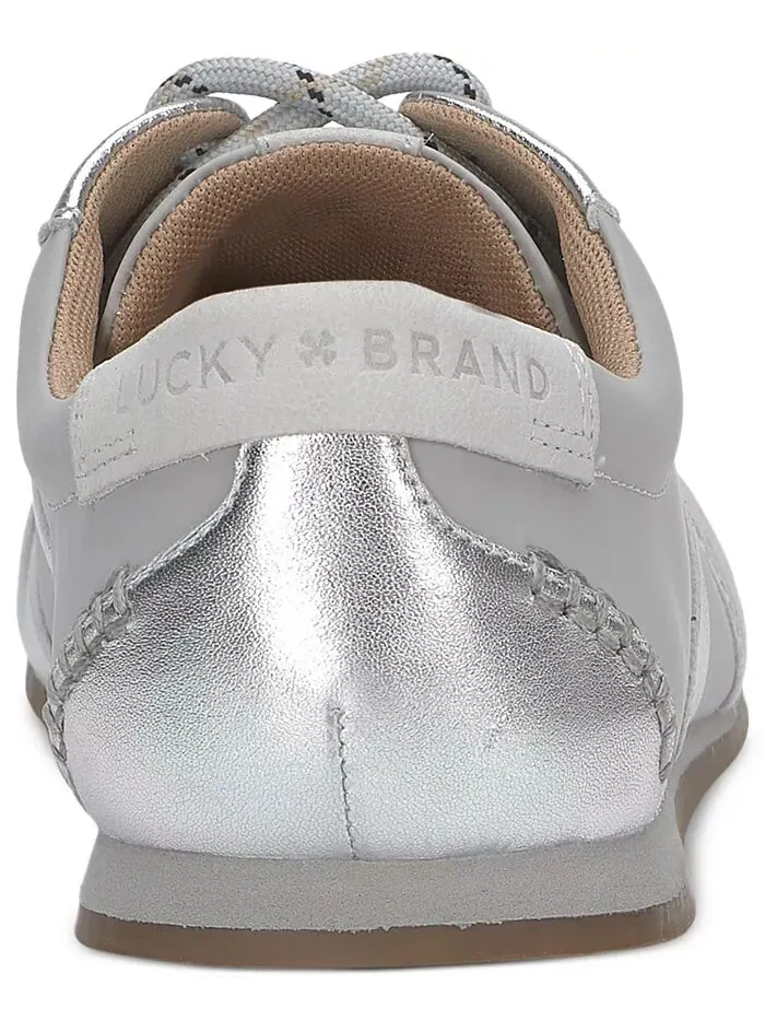 Женские низкие кроссовки Kofila на шнуровке Lucky Brand — изображение 3 из 5, серебряный