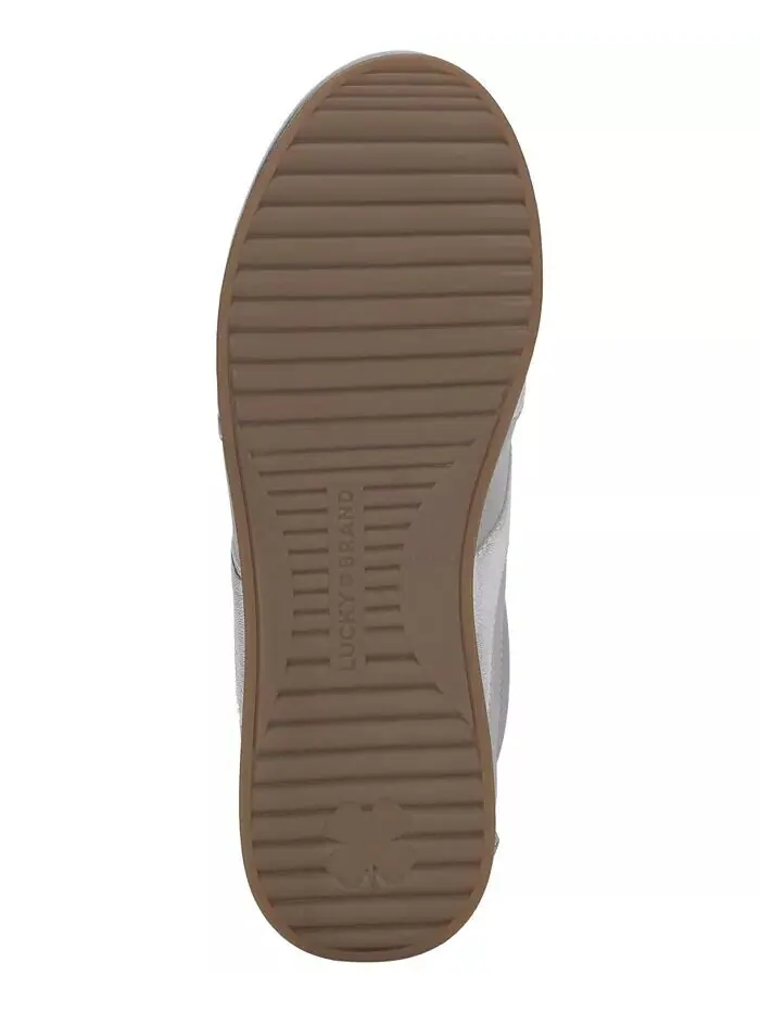 Женские низкие кроссовки Kofila на шнуровке Lucky Brand — изображение 5 из 5, серебряный