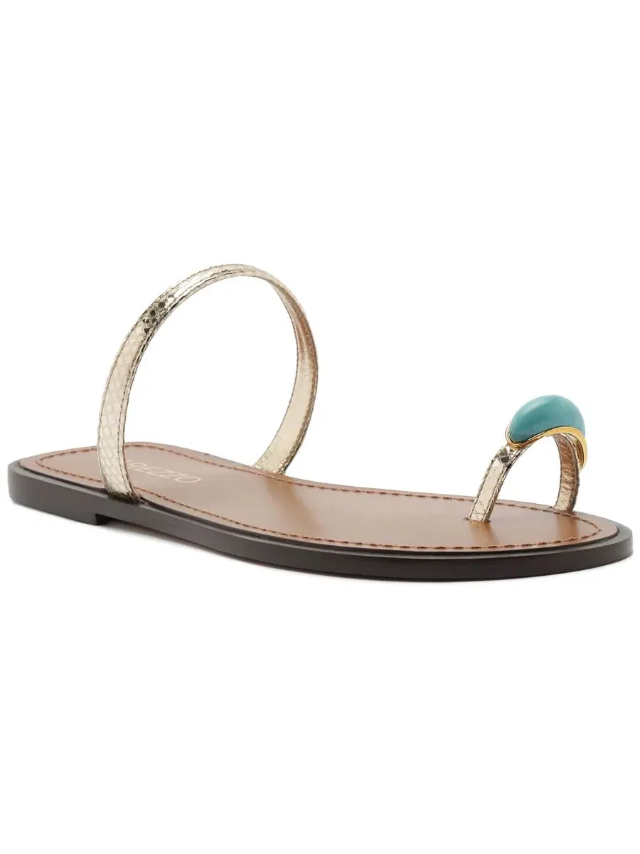 Сандалии Sophie Flat Sandal Arezzo — изображение 1 из 5, платиновый
