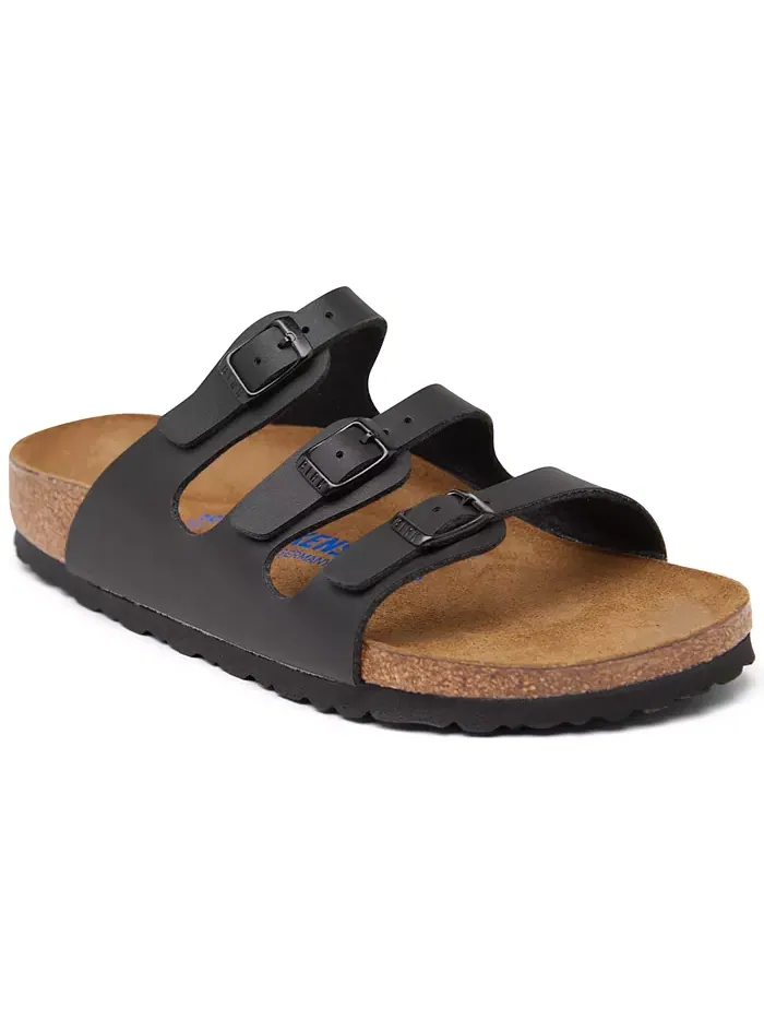 Женские сандалии Florida Birko-Flor Nubuck Soft Footbed от Finish Line Birkenstock