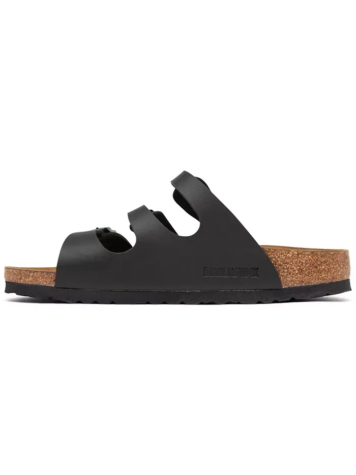 Женские сандалии Florida Birko-Flor Nubuck Soft Footbed от Finish Line Birkenstock — изображение 5 из 6, черный