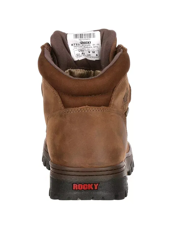 Мужские ботинки Outback GORE-TEX Waterproof для пеших прогулок Rocky — изображение 4 из 7, коричневый