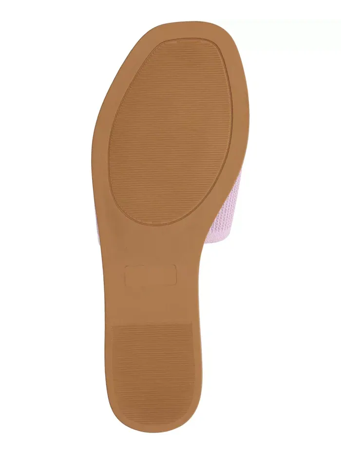 Женские сандалии Prisilla Single Band Slide Туфли на плоской подошве Journee Collection — изображение 5 из 6, фиолетовый