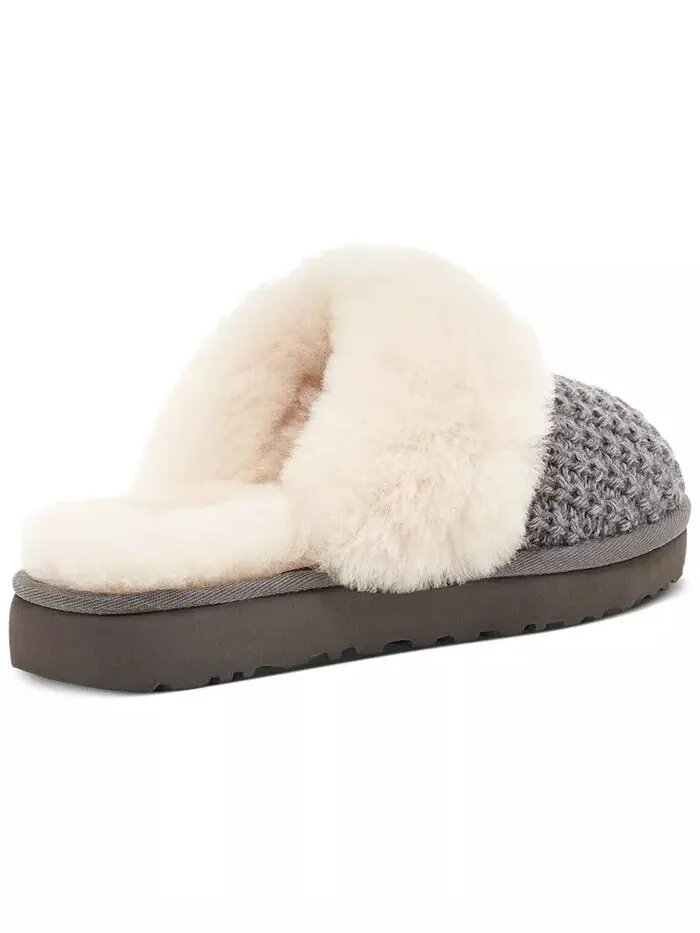 Уютные женские тапочки из искусственной овчины UGG® — изображение 3 из 5, бежевый