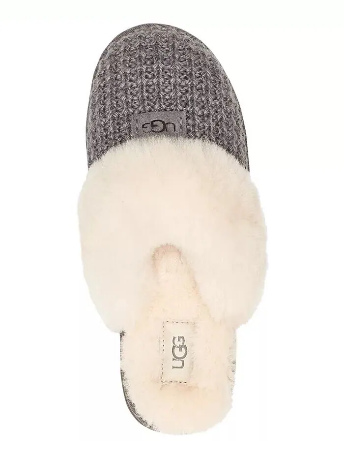 Уютные женские тапочки из искусственной овчины UGG® — изображение 4 из 5, бежевый