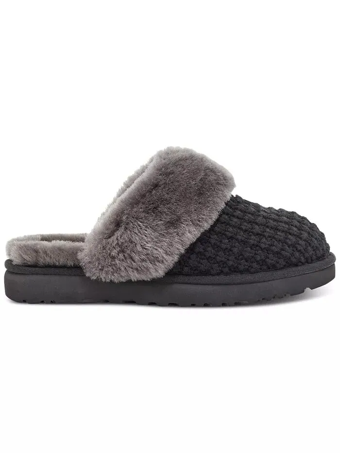 Уютные женские тапочки из искусственной овчины UGG® — изображение 2 из 5, черный