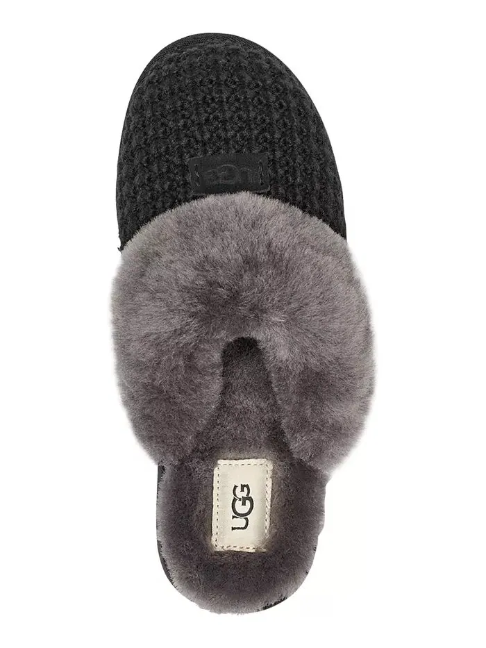 Уютные женские тапочки из искусственной овчины UGG® — изображение 4 из 5, черный