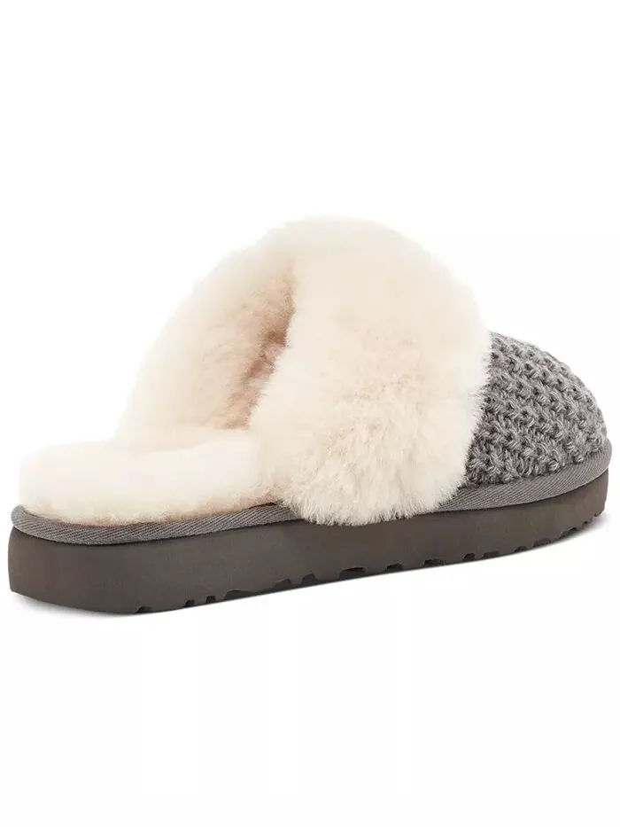 Уютные женские тапочки из искусственной овчины UGG® — изображение 3 из 5, темно-серый