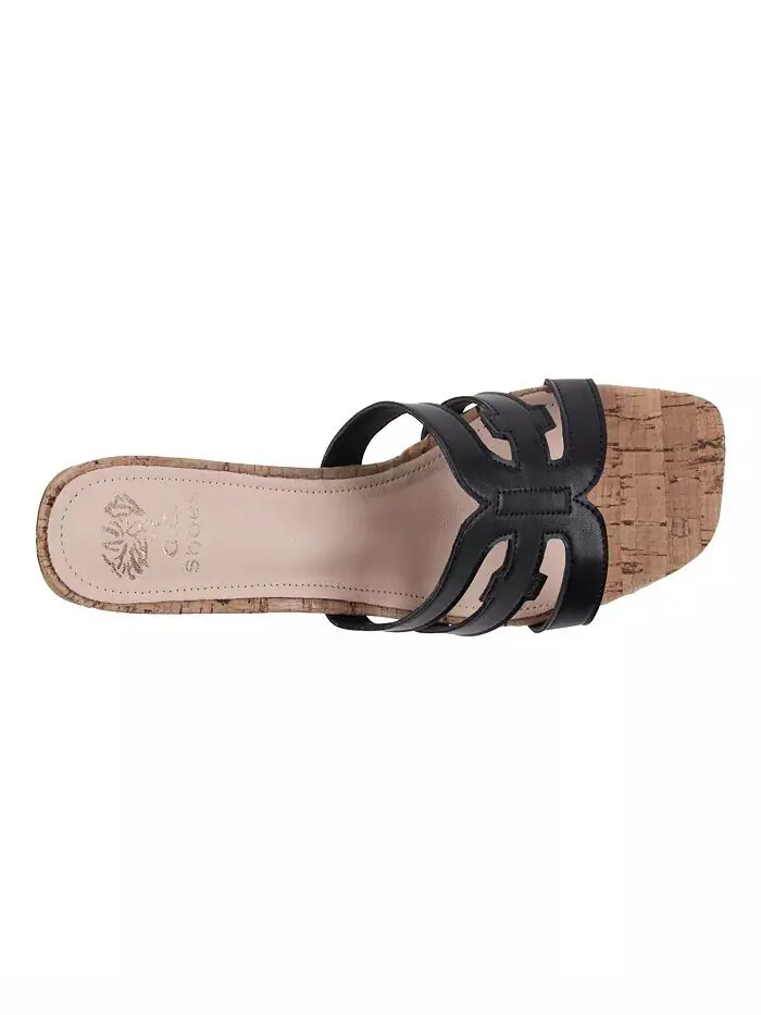 Женские босоножки Gianna на блочном каблуке GC Shoes — изображение 4 из 5, черный