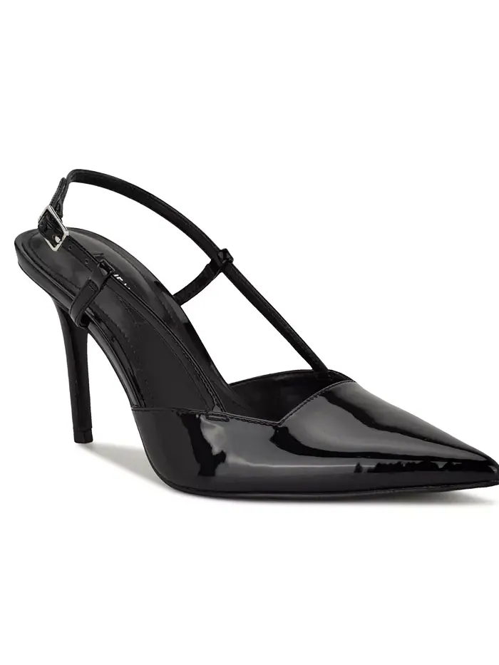 Женские туфли-лодочки Mianda на шпильке с ремешком Nine West — изображение 1 из 5, черный