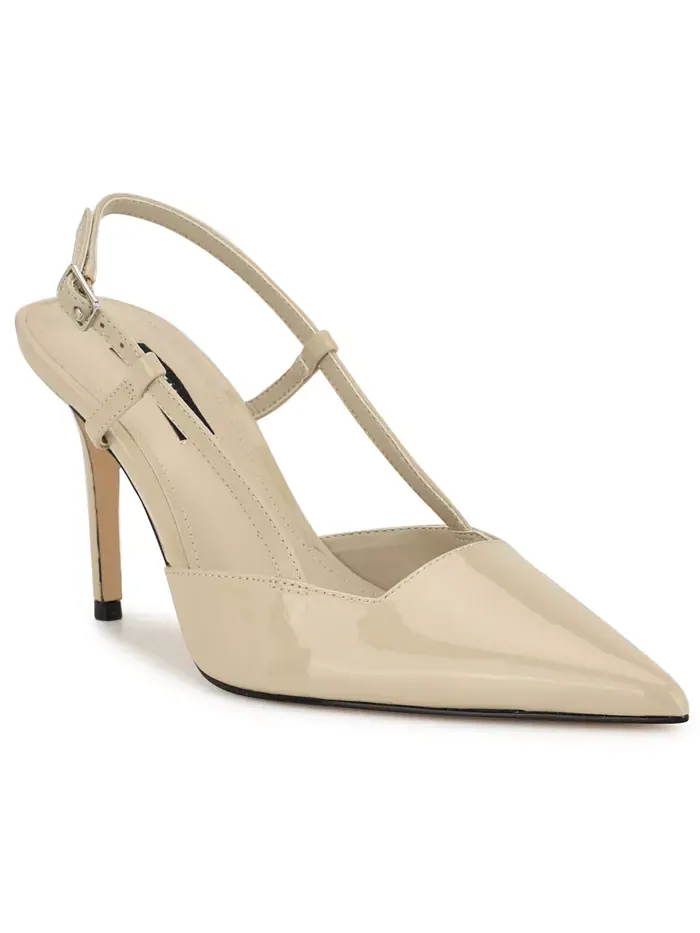 Женские туфли-лодочки Mianda на шпильке с ремешком Nine West — изображение 1 из 5, натуральный