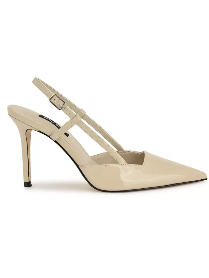 Женские туфли-лодочки Mianda на шпильке с ремешком Nine West — изображение 2 из 5, натуральный