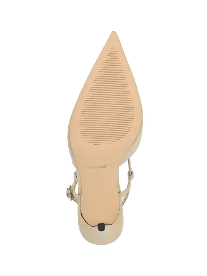 Женские туфли-лодочки Mianda на шпильке с ремешком Nine West — изображение 5 из 5, натуральный