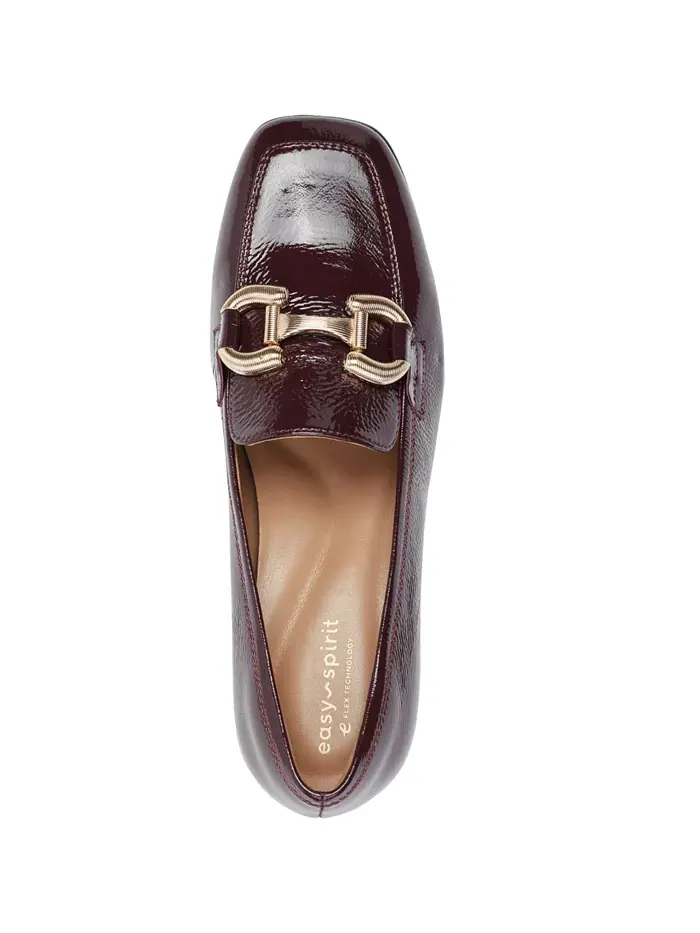 Женские лоферы Franny eFlex Bit Block Heel Easy Spirit — изображение 4 из 4, бордовый