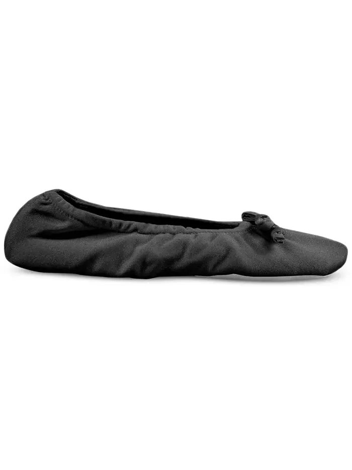 Женские эластичные атласные балетки Muk Luks — изображение 2 из 8, черный