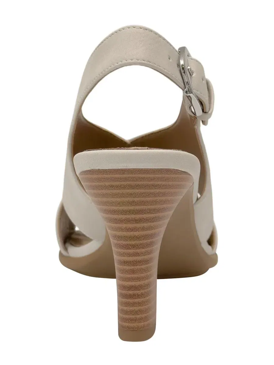 Женские сандалии на каблуке Hollis с открытой пяткой Aerosoles, Stone Faux Nubuck — изображение 3 из 6