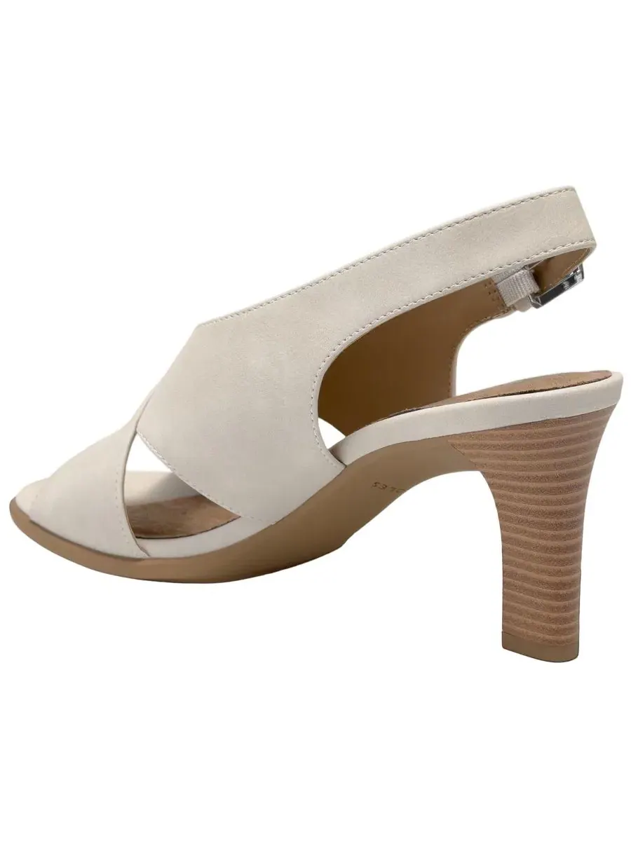 Женские сандалии на каблуке Hollis с открытой пяткой Aerosoles, Stone Faux Nubuck — изображение 6 из 6