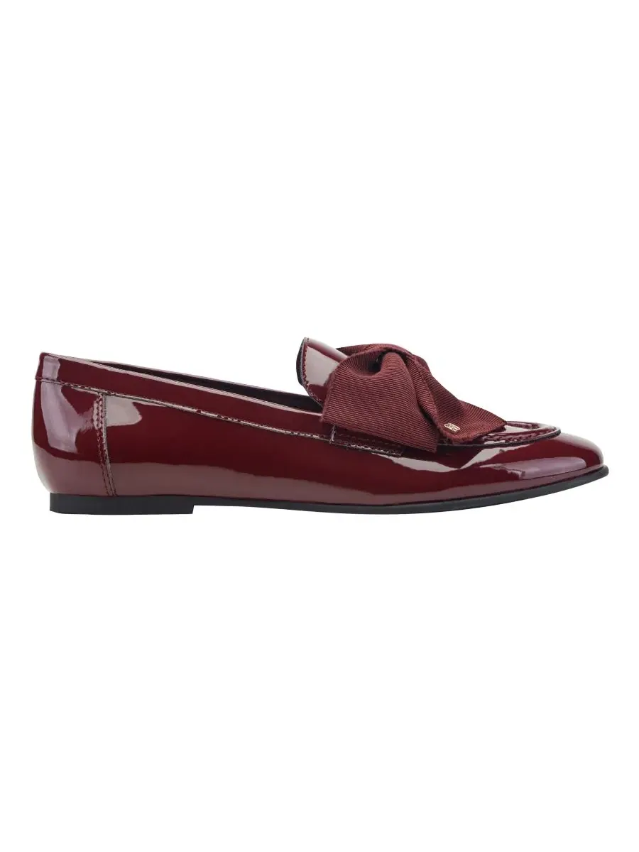 Лоферы Dreem Bow Slip-On Bandolino — изображение 2 из 5, темный красный