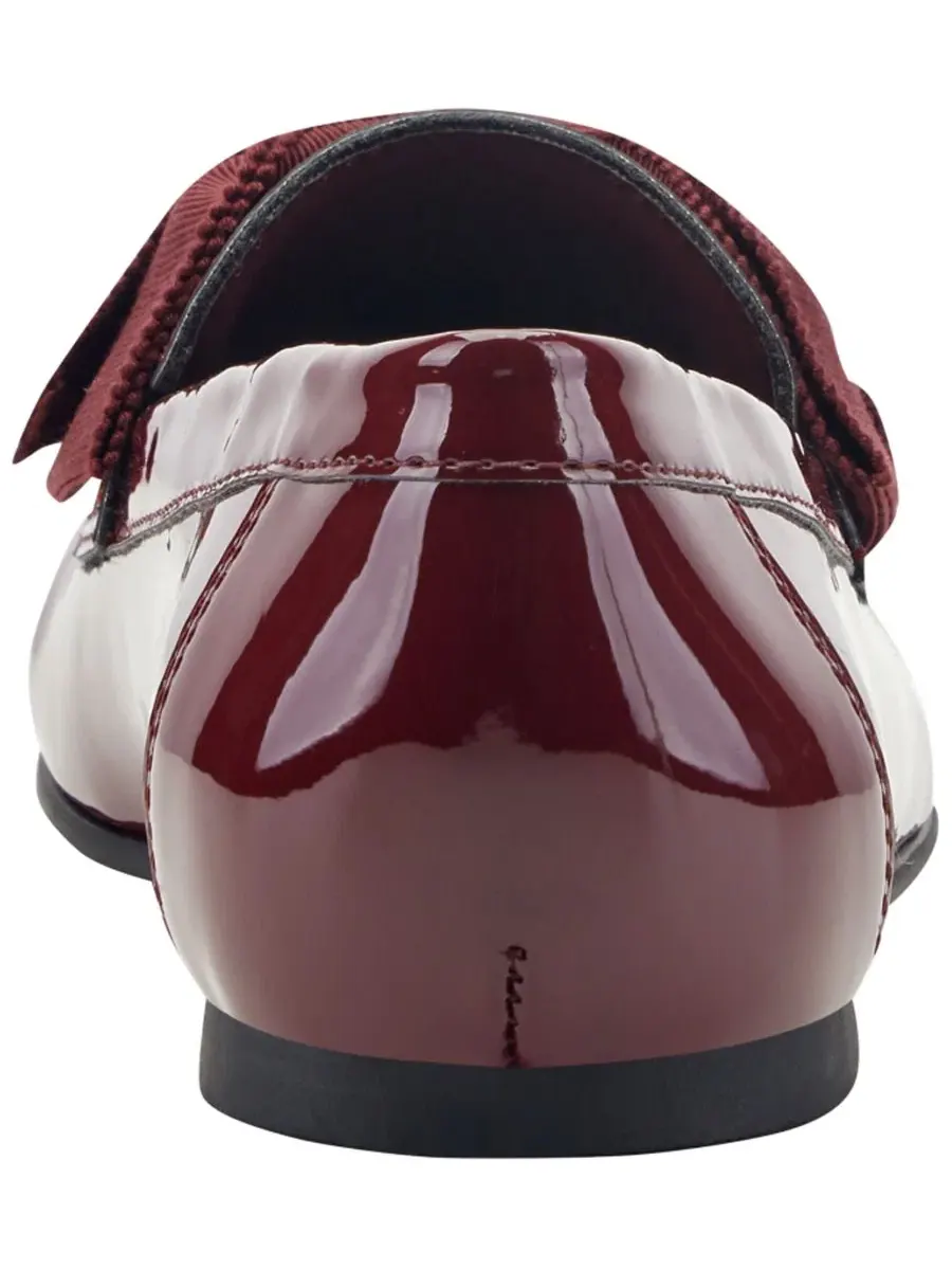 Лоферы Dreem Bow Slip-On Bandolino — изображение 3 из 5, темный красный