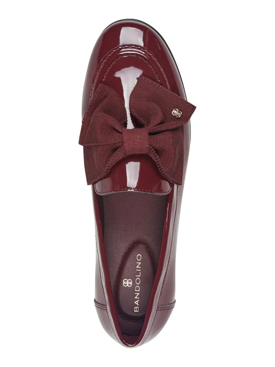Лоферы Dreem Bow Slip-On Bandolino — изображение 4 из 5, темный красный