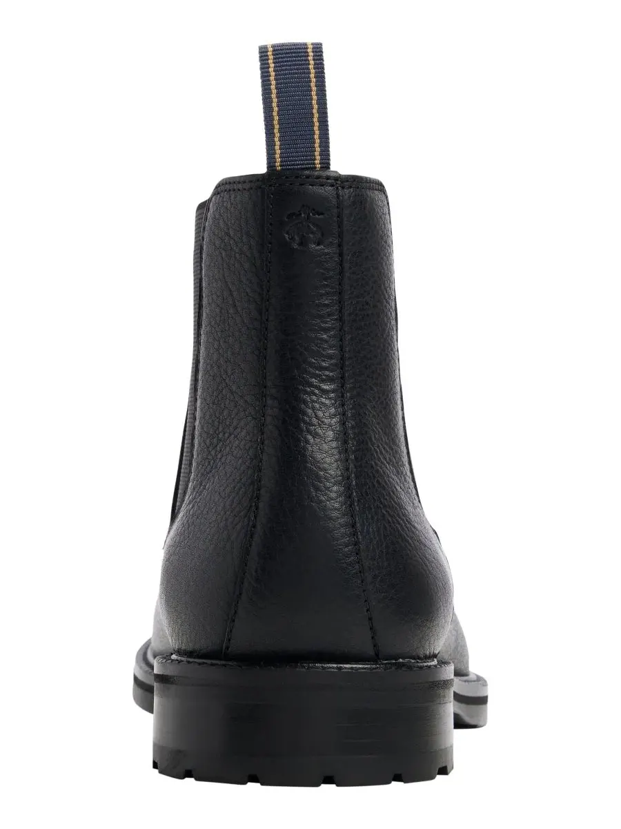 Ботинки с эластичными вставками Tremont Elastic Panel Brooks Brothers — изображение 3 из 5, черный