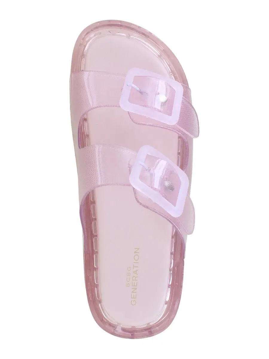 Босоножки-сандалии с платформой Marli Platform Jelly Sandal BCBGeneration — изображение 4 из 5, розовый