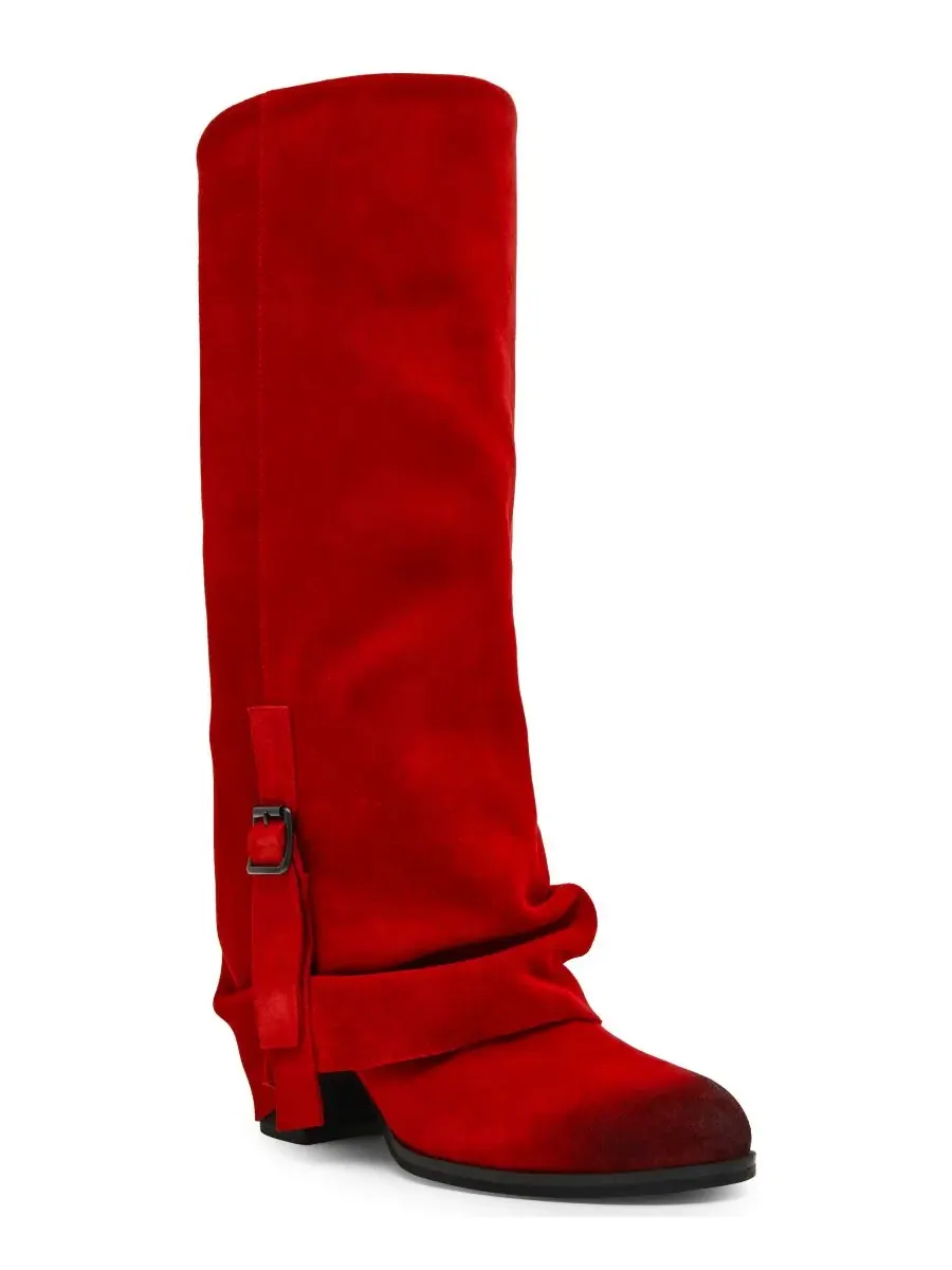 Ботинки на каблуке с манжетой Bozeman Steve Madden