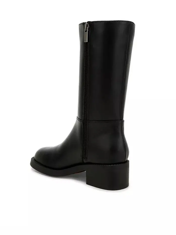 Сапоги Soora Block Heel на телячьей шкуре London Rag — изображение 3 из 3, черный