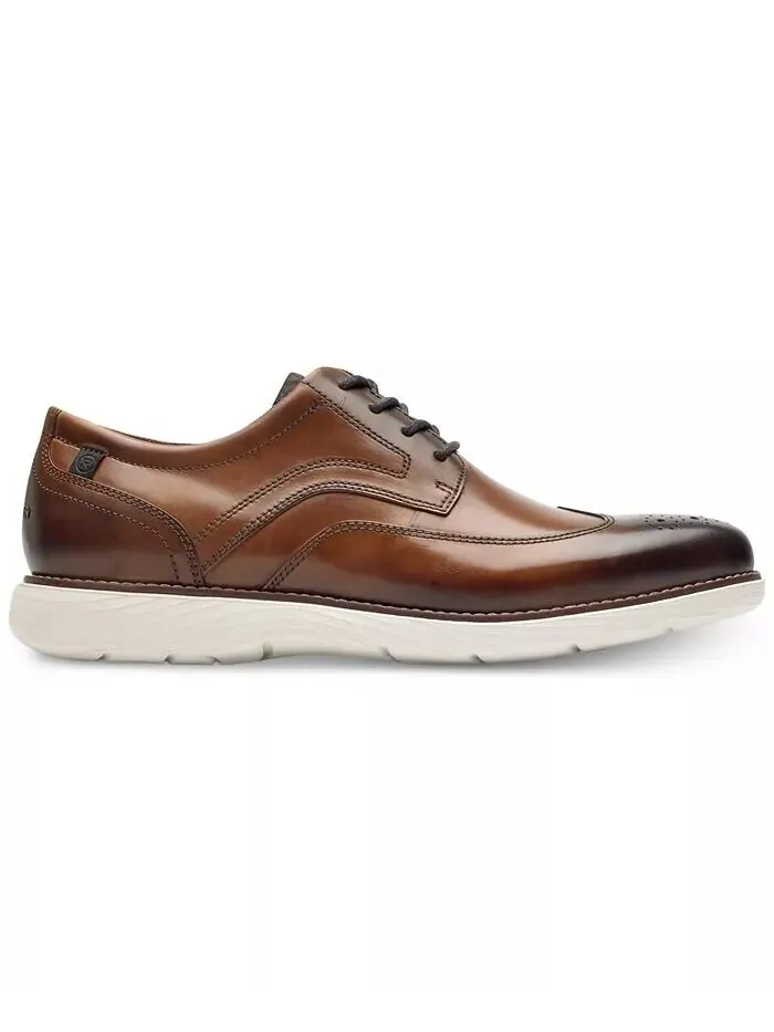 Мужские оксфордские туфли Garett Wingtip Rockport — изображение 2 из 9, коричневый