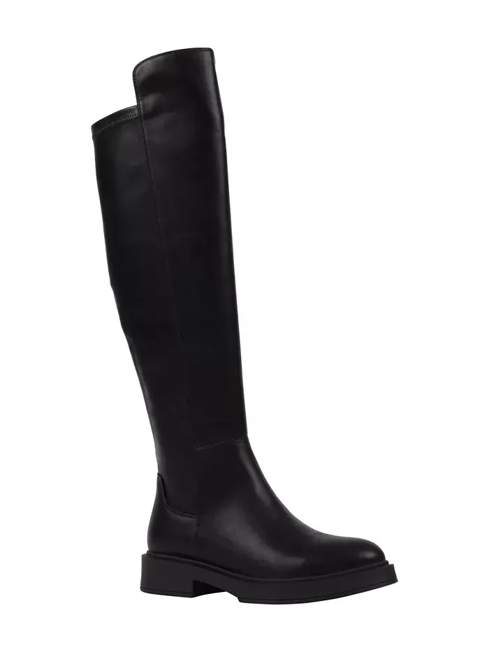 Женские эластичные классические сапоги до колена Alya GC Shoes — изображение 1 из 5, черный