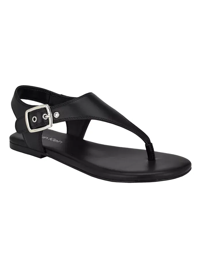 Вьетнамки женские Calvin Klein Moraca — изображение 1 из 5, черный