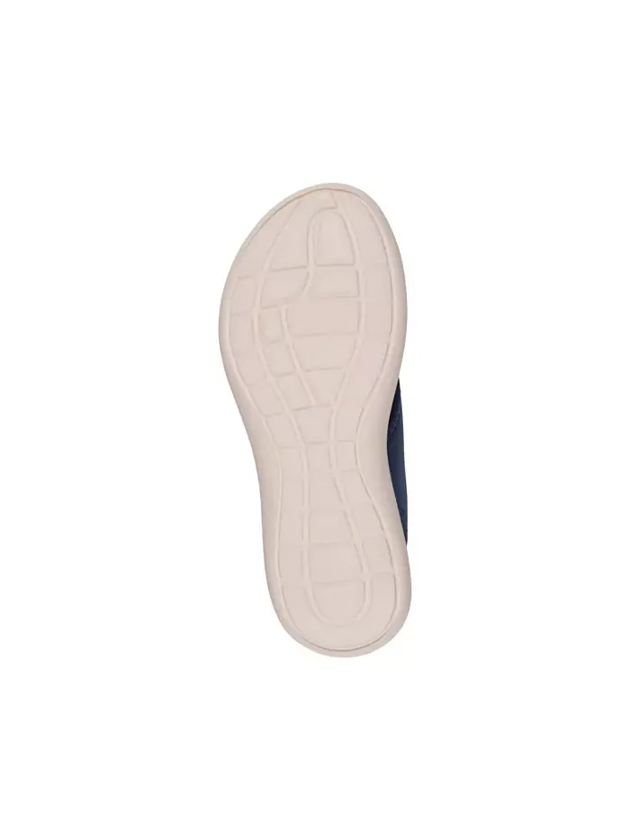 Женские босоножки Nixie на платформе с клиньями из эластичного лайкра GC Shoes — изображение 5 из 5, темно-синий